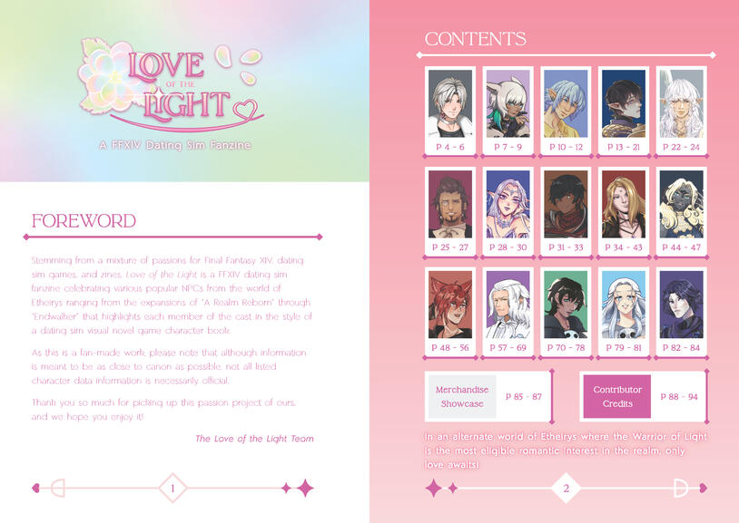 Love of the Light | Formatting Sample