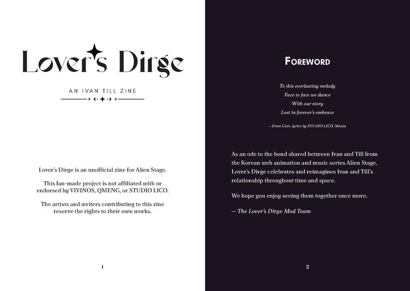 Lover's Dirge | Formatting Sample Lover's Dirge | Formatting Sample