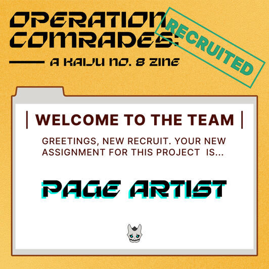 Operation Comrades Contributor Acceptance Invitation