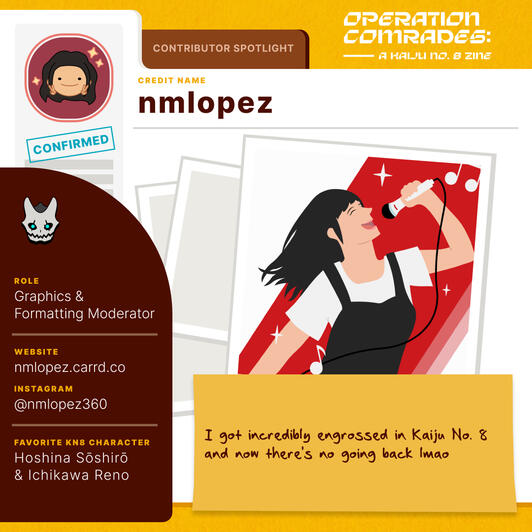 Operation Comrades Contributor Spotlight Operation Comrades Contributor Spotlight