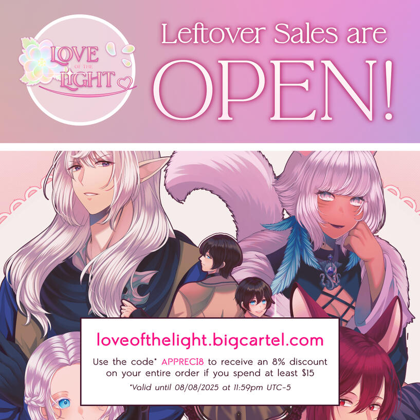 Love of the Light | Leftover Sales Open Love of the Light | Leftover Sales Open